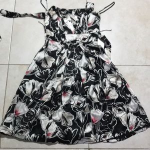 Black and white dress